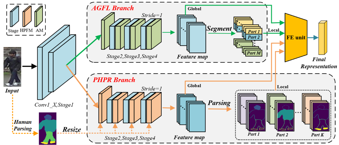 Figure 1: Framework of our proposed model. The input image undergoes processing through stacked convolutional layers within the backbone network, consisting of four stages, to form a 3D feature map.
