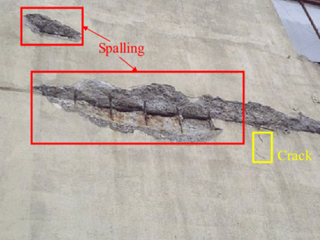 Figure 1: Fine-grained defect check in walls.