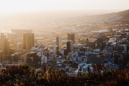 Skyline of South Africa.