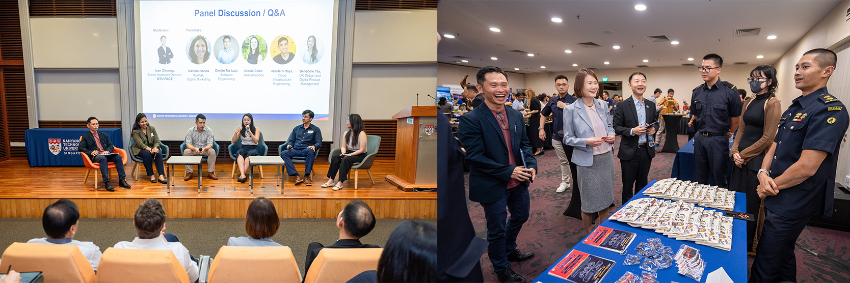 SCTP graduates shared their journeys in a panel discussion, followed by a recruitment fair with top employers.