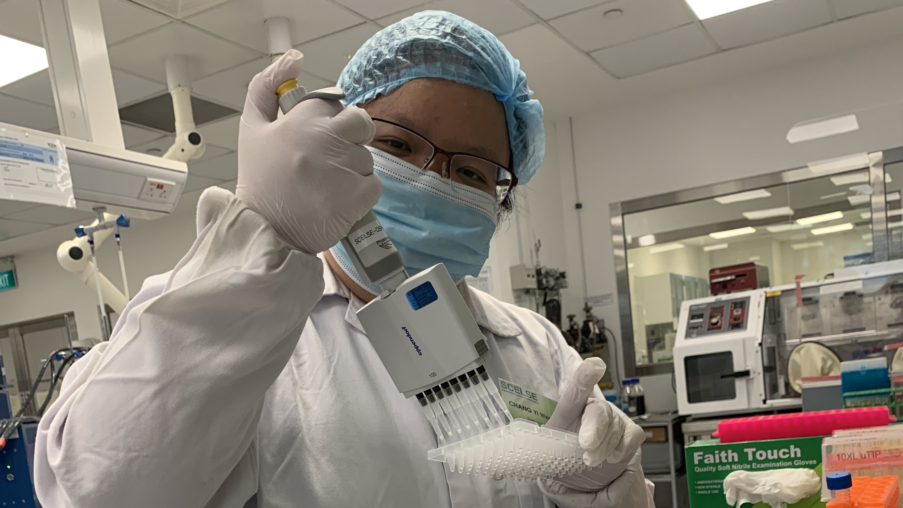 Wastewater testing in the laboratory