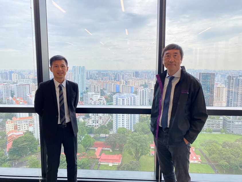 Assoc Prof Steve Yim and Prof Joseph Sung