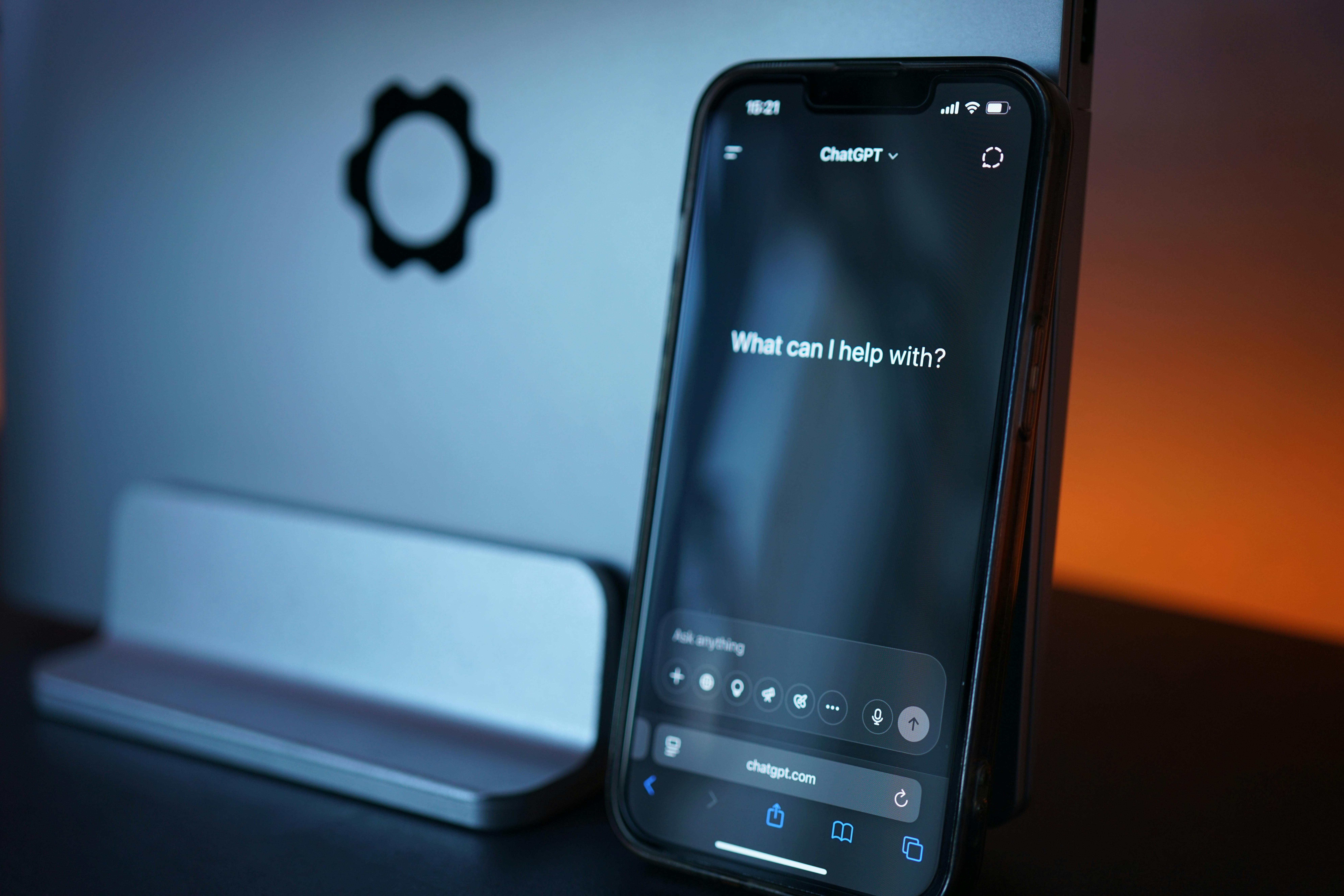 ChatGPT on phone 