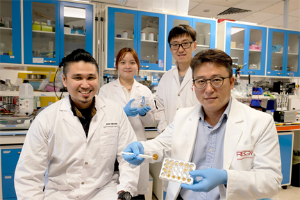 Pollen sponge to tackle marine oil spills