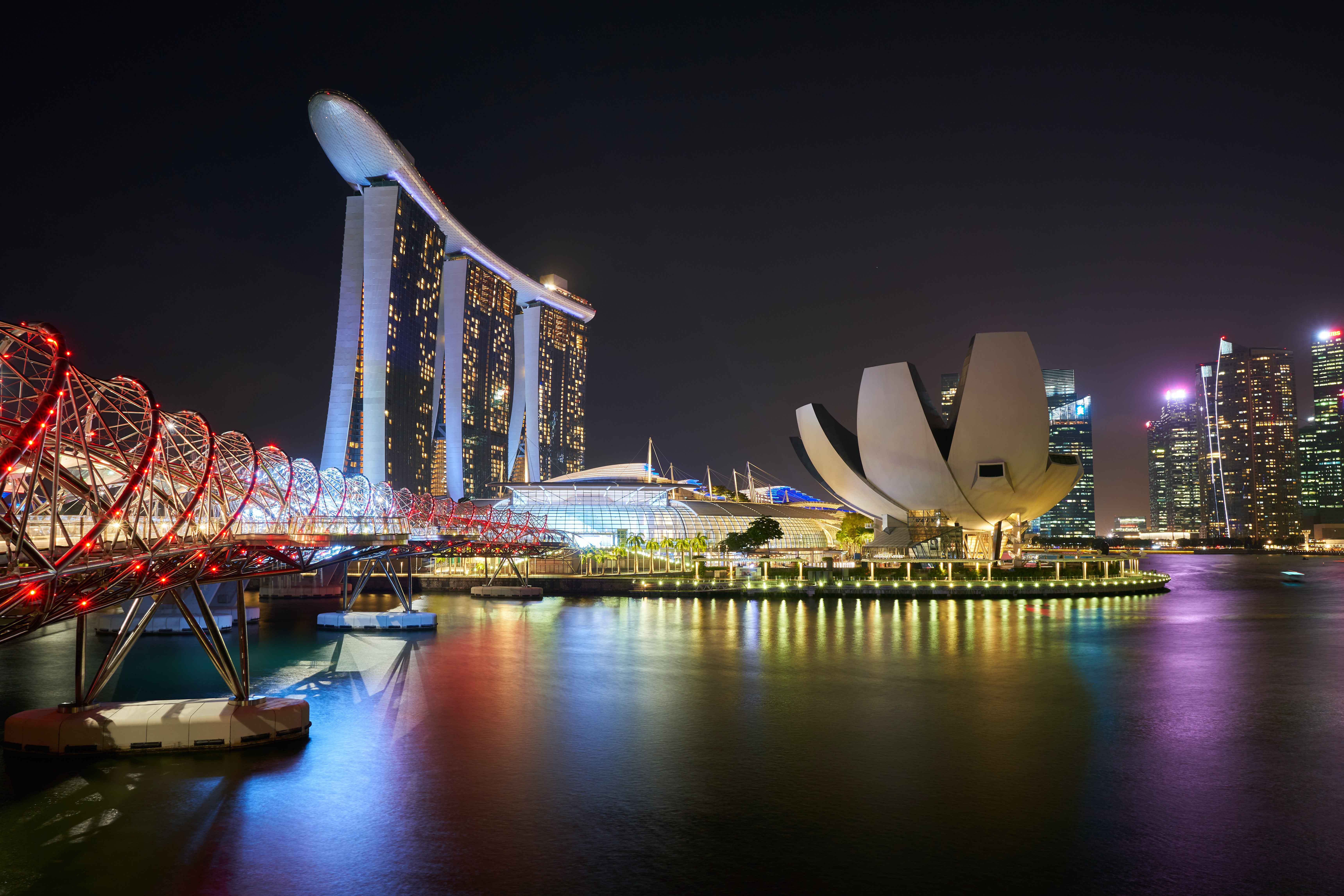 Gardens by the bay in Singapore