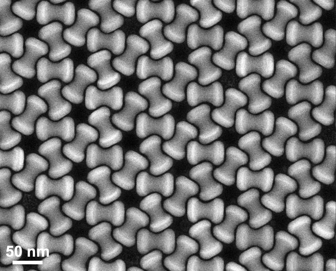 Kagome lattice formed by dumbbell-shaped nanoparticles