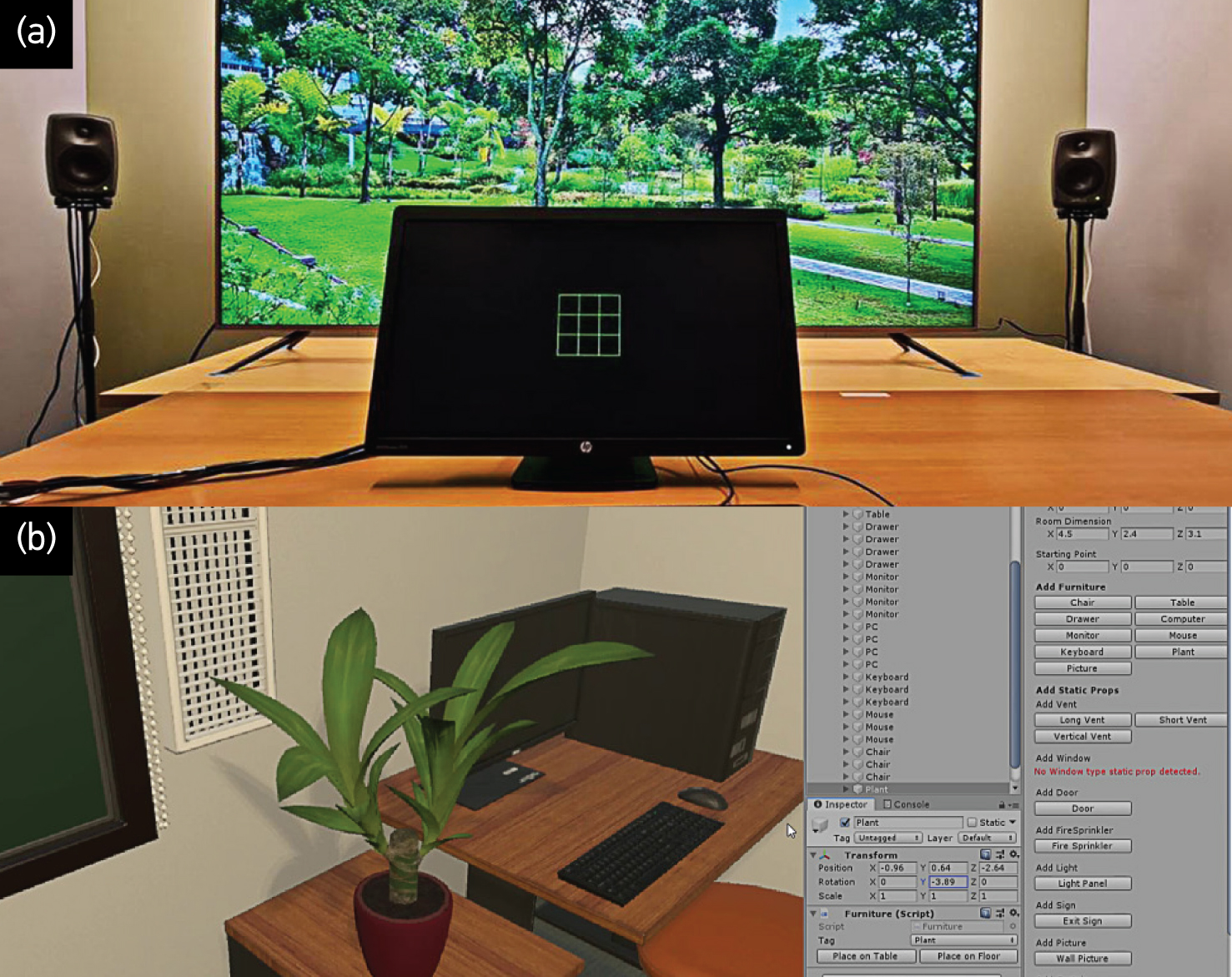 Visual and audio inputs mimicking nature