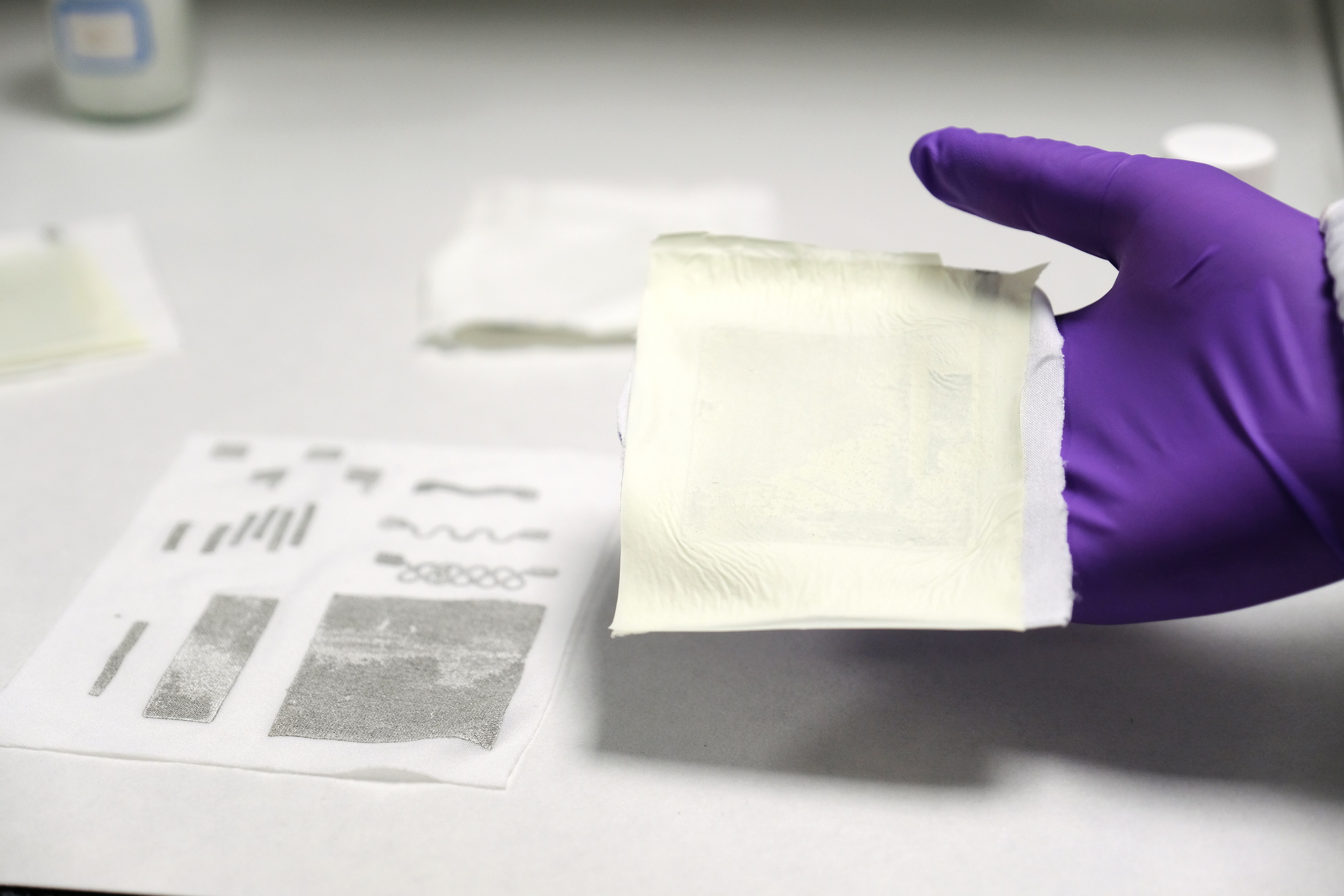 The stretchable energy harvester that generates power when stretched or squeezed
