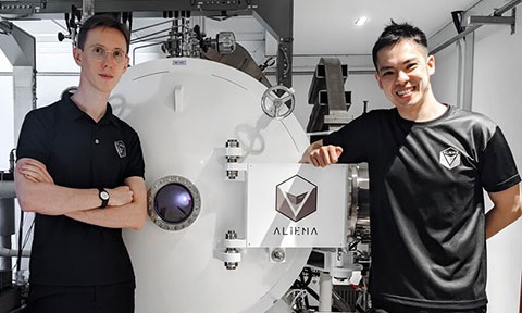 Lightweight engine launched into space