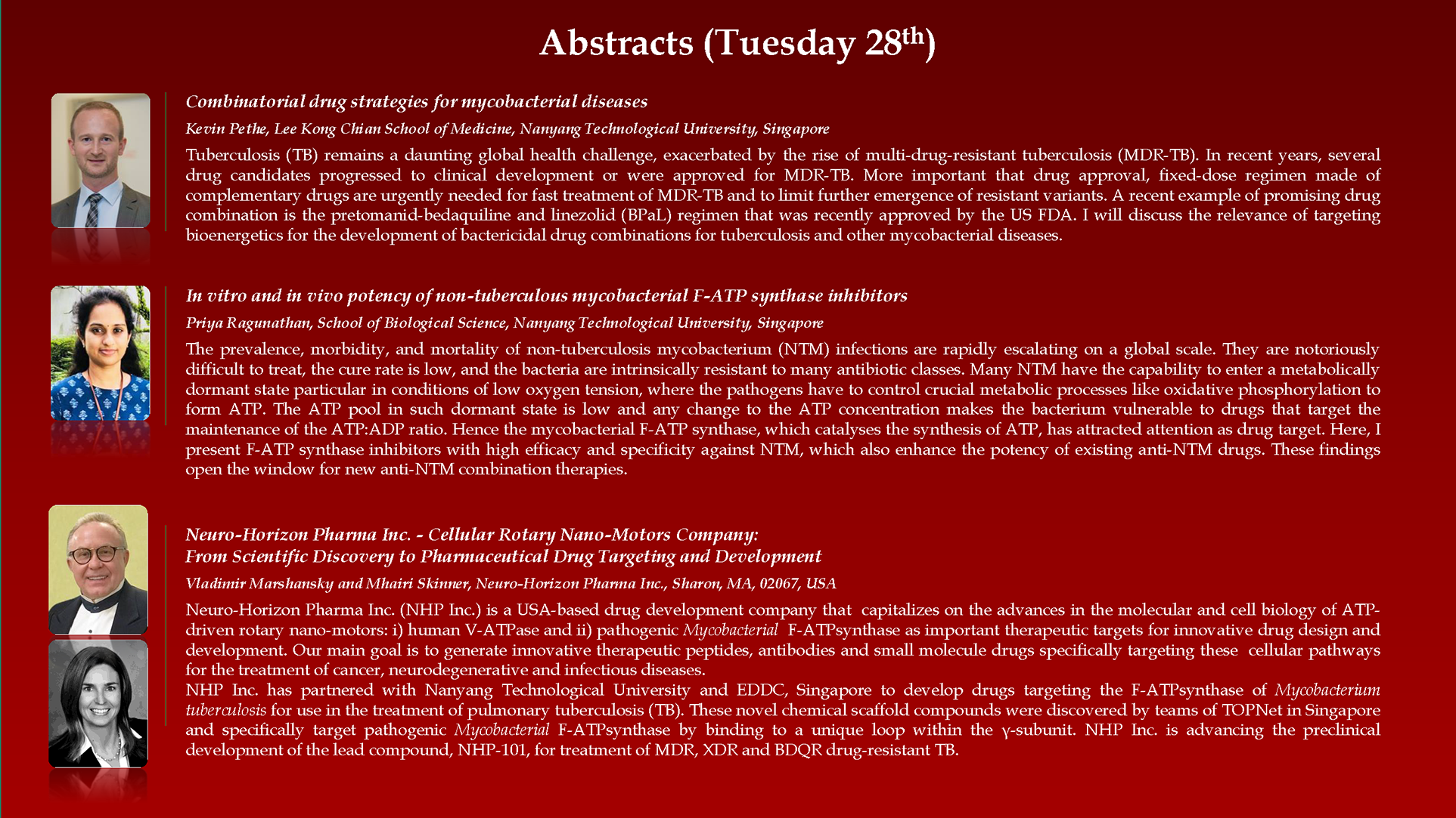 Abstracts of Day 2 (28th May) - 3 0f 3