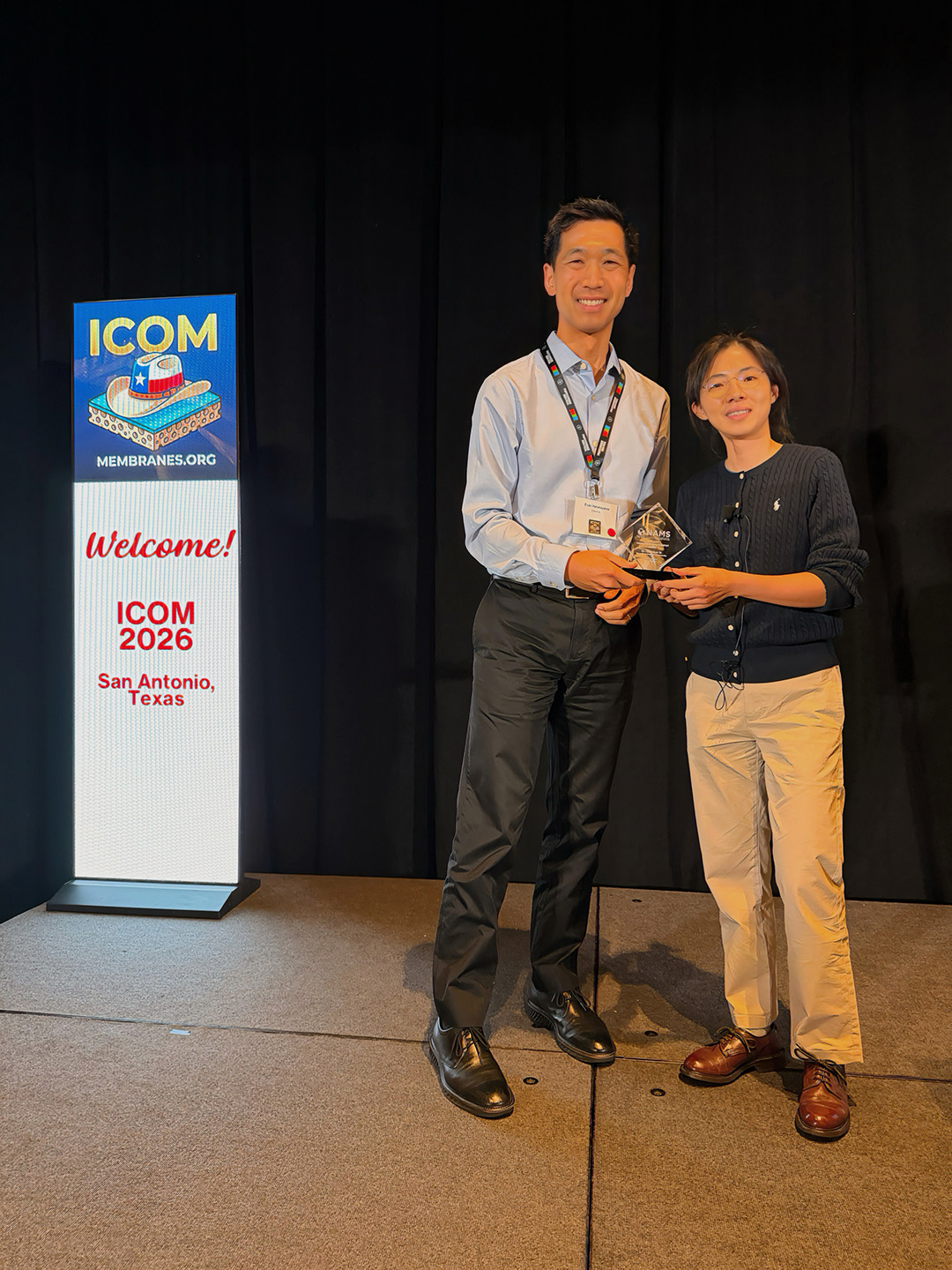 Asst Prof Ye_Image 2_1080 Asst Prof Ye - NAMS Young Membrane Scientist Award