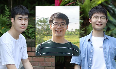 Thumbnail photo of 3 PhD students.