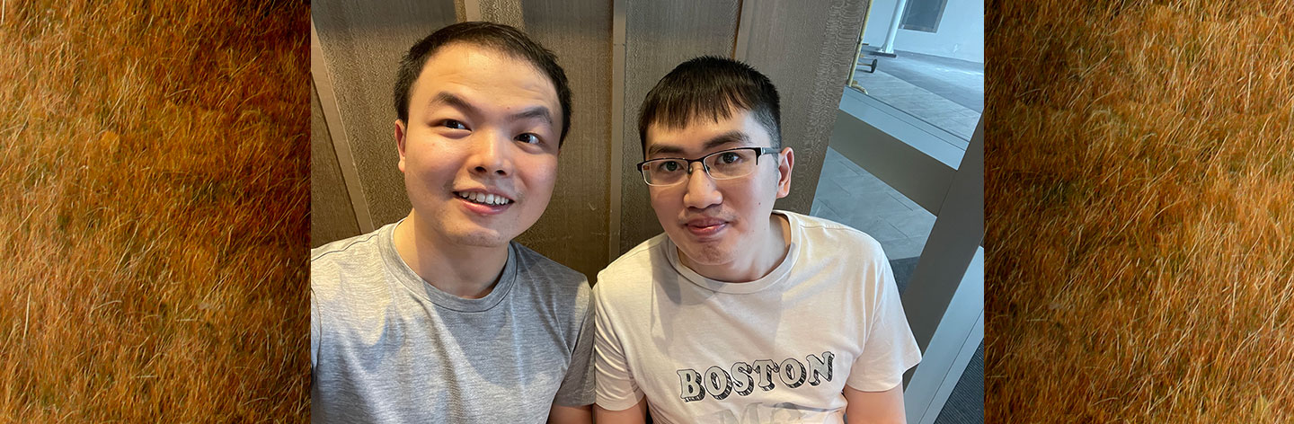 Photo of the awardee with his best buddy.