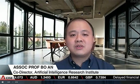 Screenshot of Associate Professor Bo An.