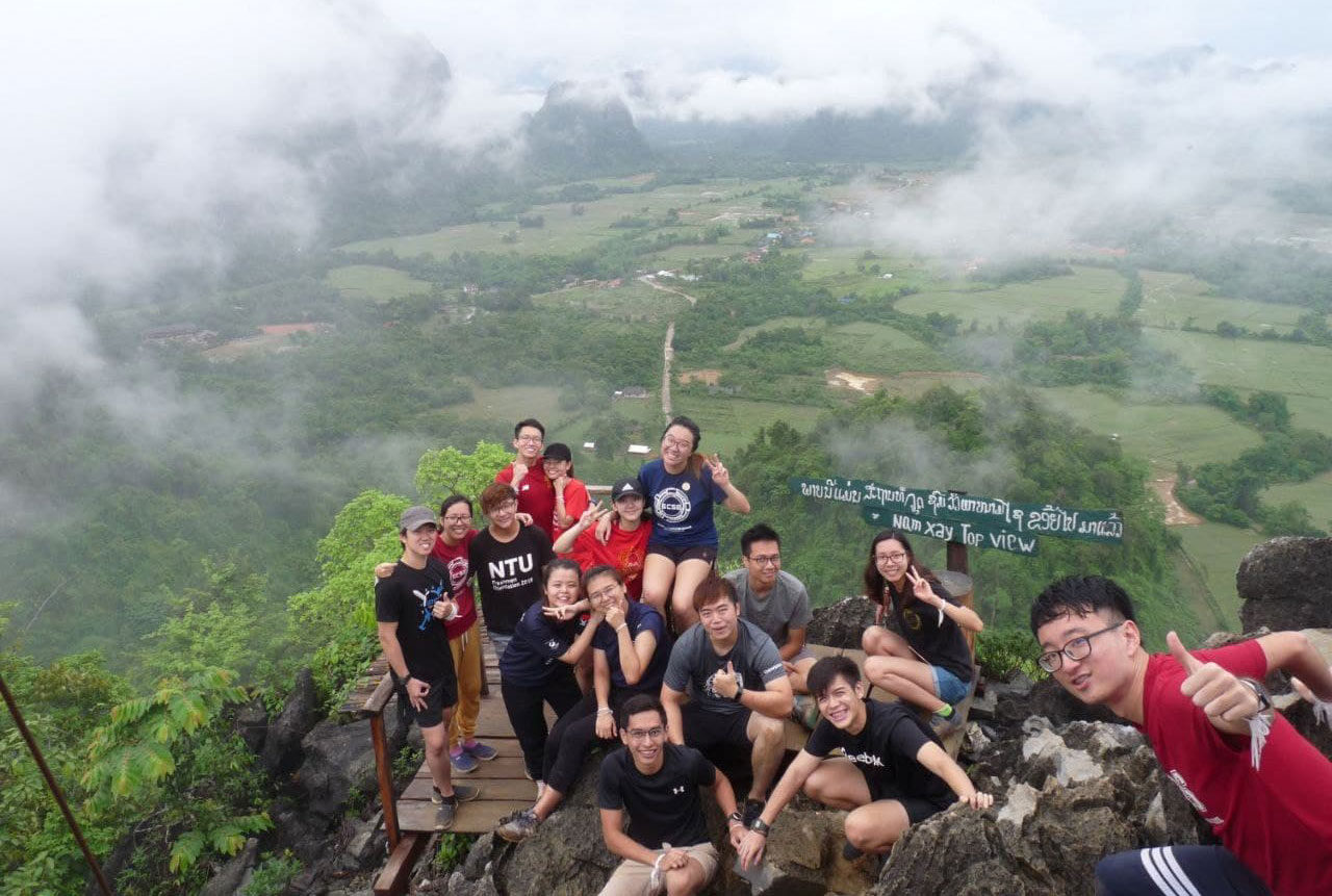 Group photo of overseas exchange opportunities - OCIP.
