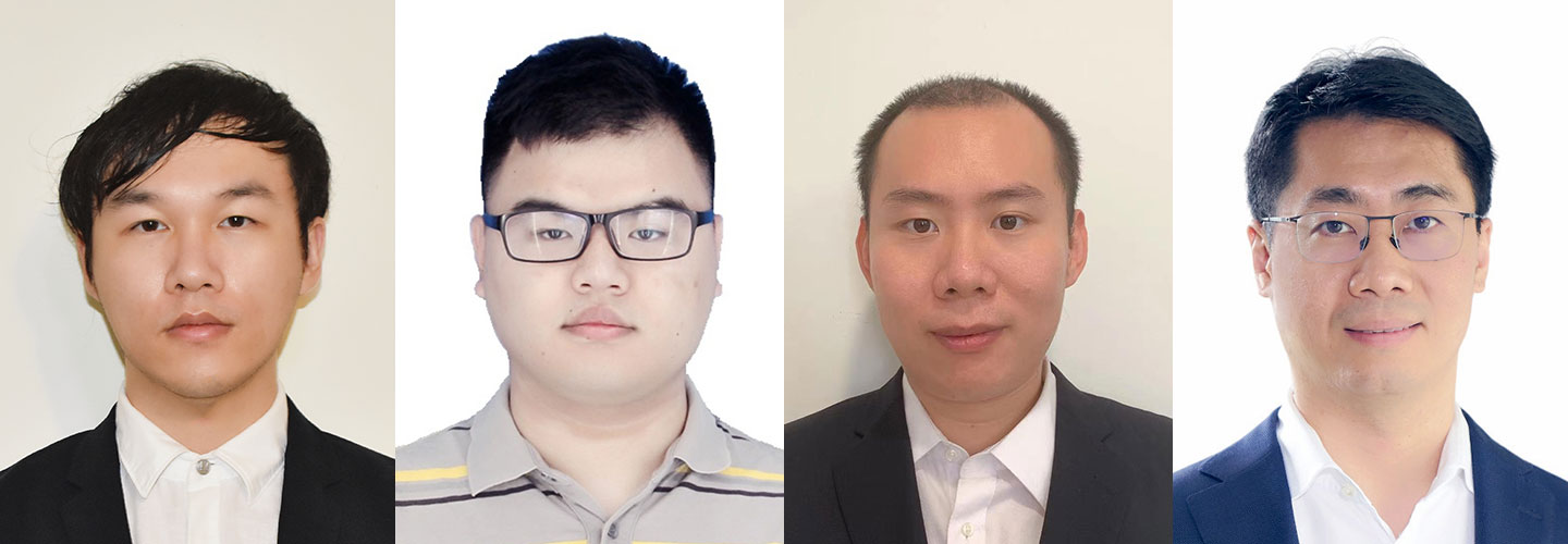 Head-shot photo of 4 male awardees.