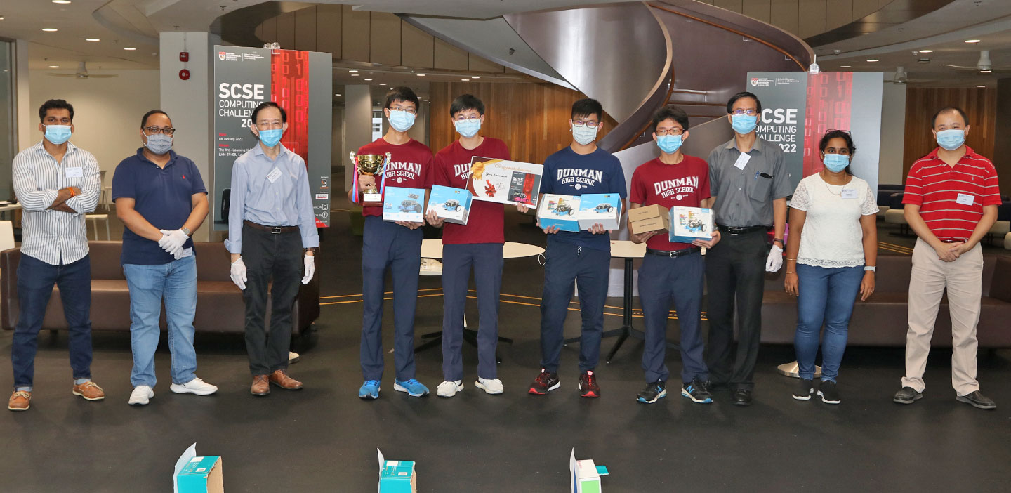 Photo of Prize Presentation - Overall Champions: Dunman High School, Little Einsteins.