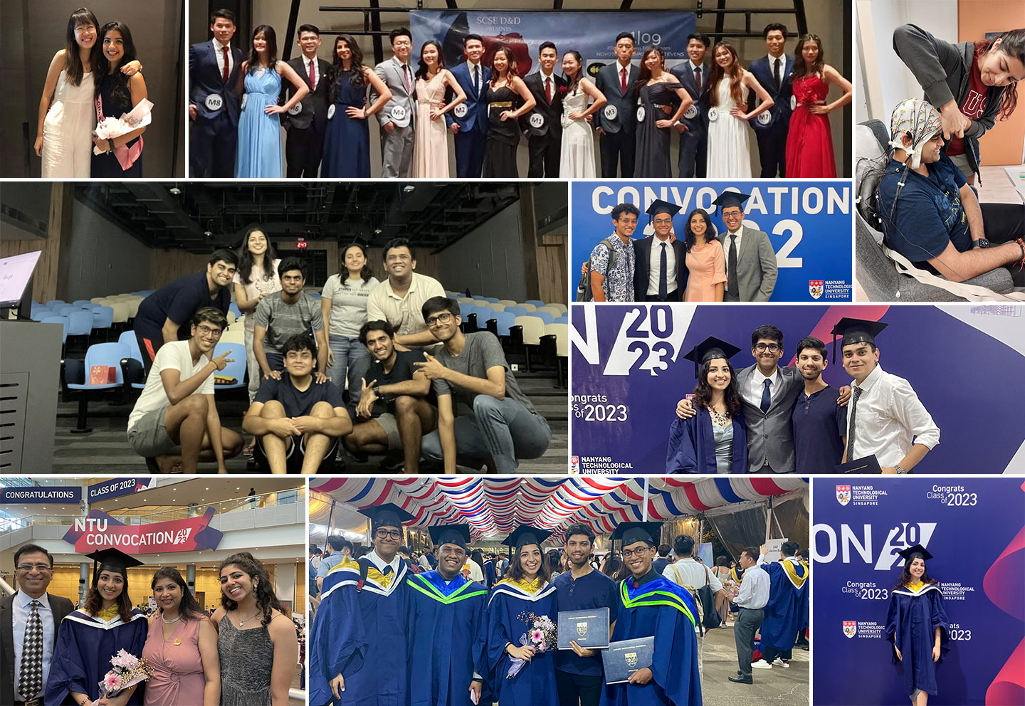 Collage photo of SCSE valedictorian - Class of 2023.