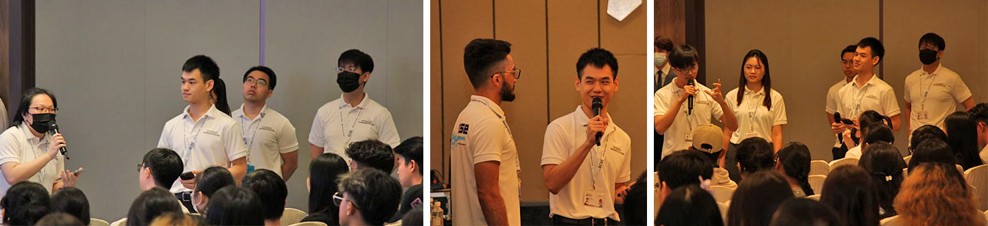 3 photos in a roll of ice breaker session.