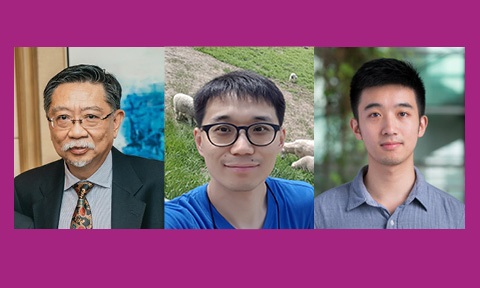 Photo of 3 male awardees for the Best Paper Award.