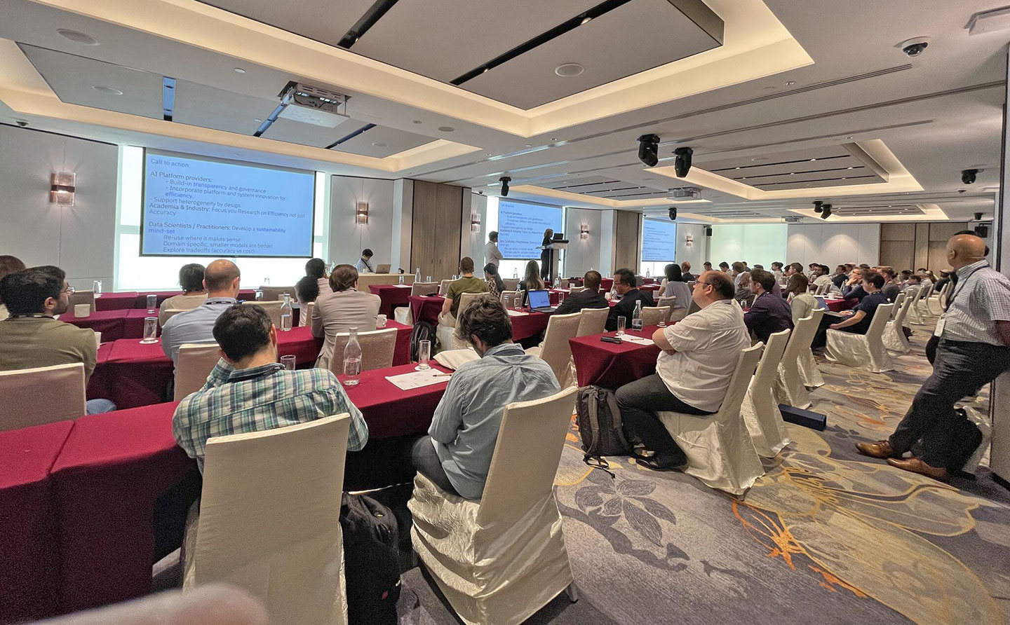 wide-angle view of the conference