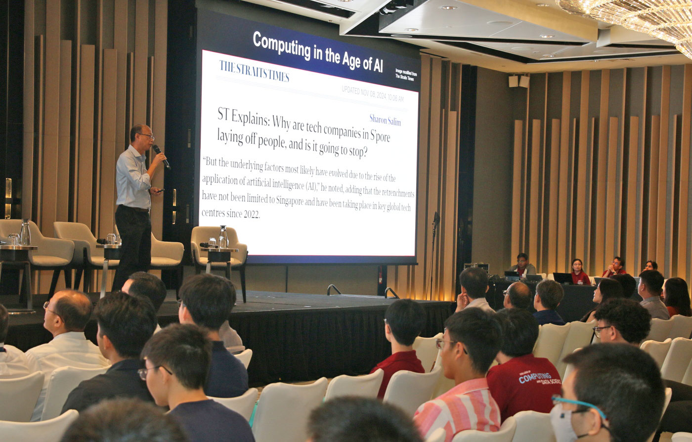Welcome Address by Prof Goh Wooi Boon at CCDS Connect 2025.
