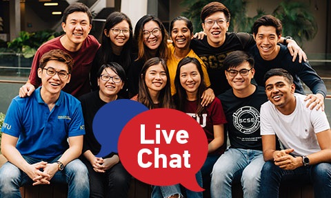 Share information of UG programmes, their journey and experiences live on SCSE social media