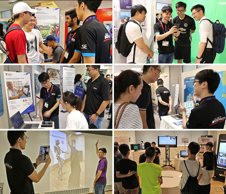 This year we showcased “the Open House Lab” which is SCSE’s new research lab, in addition to the teaching labs and student lounge.