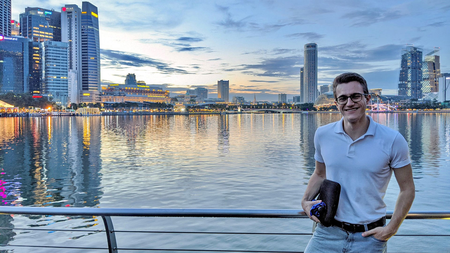 NTU, SCSE student, David Berend, won the Singapore Data Science Consortium research award 2020.