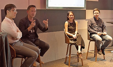 The SCSE alumni and their guests gathered together on 13 January 2018 for the in augural SCSE Alumni Association FinTech Talk cum Annual General Meeting (AGM) held at NTU Alumni House Marina Square.