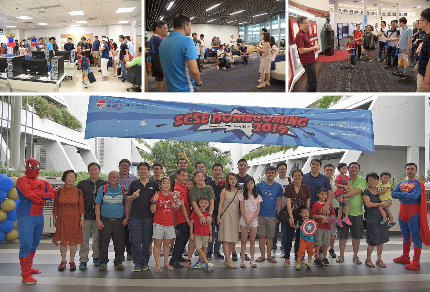 NTU SCSE Alumni Homecoming was held on 29 June 2019 with over 40 attendees. 