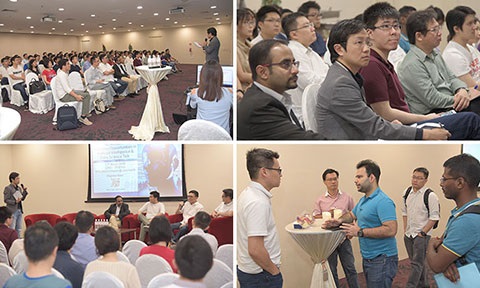 The SCSE alumni and their guests gathered together on 17 March 2018 for 2nd in the series of SCSE Alumni Talk Series – Business Opportunities in Artificial Intelligence (AI) & Data Science held at NTU Alumni House @ One-North.