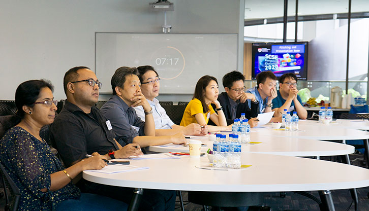 The eight-member panel of judges
