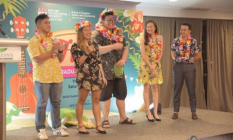 Graduates from the School of Computer Science and Engineering’s (SCSE) Class of 2019 attended their graduation dinner at The Chevrons on 19 July 2019.