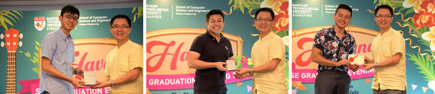 Highlight of the night was the Lucky Draw segment and the prizes were presented by Prof Cong Gao.