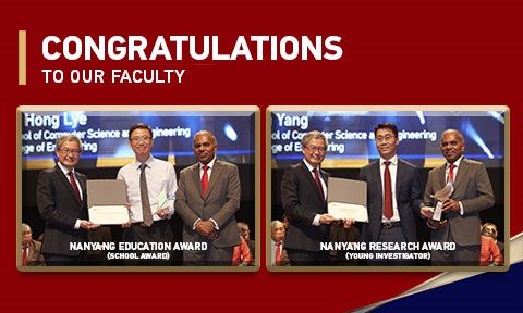 Congratulations to Lecturer Mr Oh Hong Lye and Prof Liu Yang.