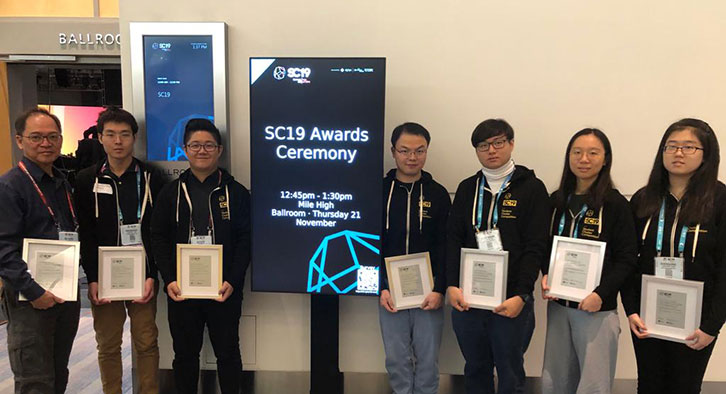 Congratulations to the Team Supernova for winning both the Linpack and HPCG category and achieving 4th overall position at the 2019 Student Cluster Competition (SCC) in USA.