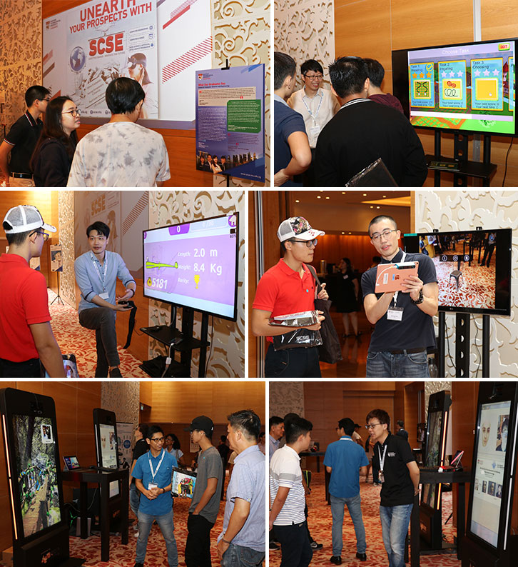 A number of interactive projects were also set up to allow the attendees to get a feel on the kind of academic and hands on exposure they will gain from undertaking the programme.