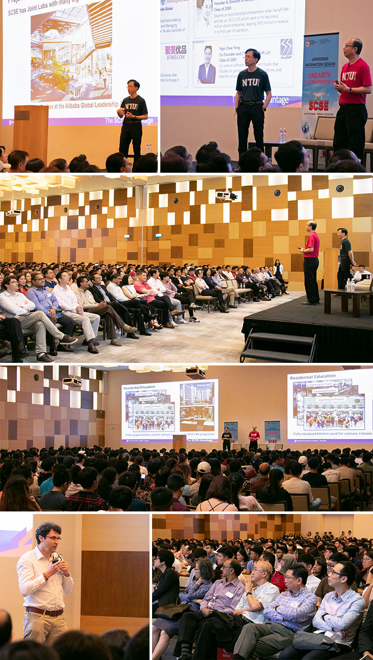 A/P Goh Wooi Boon (AC Faculty) and A/P Nicholas Vun (AC Academic) presented the attendees with the information on the overall training and curriculum of the SCSE programmes.