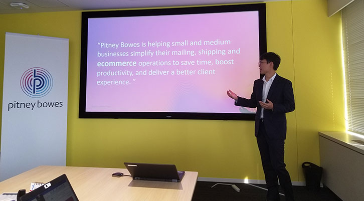 I had the honour of pursuing an overseas internship programme at Pitney Bowes Japan.