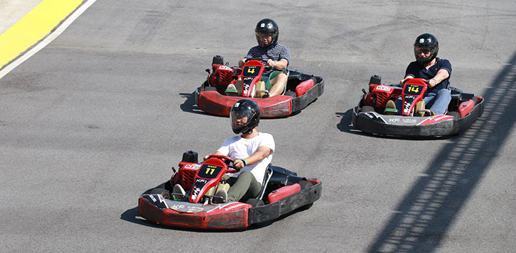 On 10 January 2019, SCSE staff gathered at the KF1 Arena Country Club for a fun karting challenge.