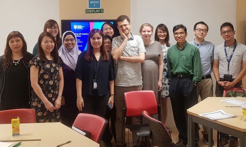 SCSE members of faculty and staff attended the SCSE Student Care workshop – "Working with Students Using Mindfulness" at TR+29 on 8 March 2018.