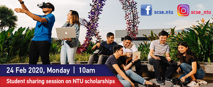 SCSE Students who are currently pursuing their UG study as scholarships recipients share their experiences and benefits of various scholarships offered by NTU.
