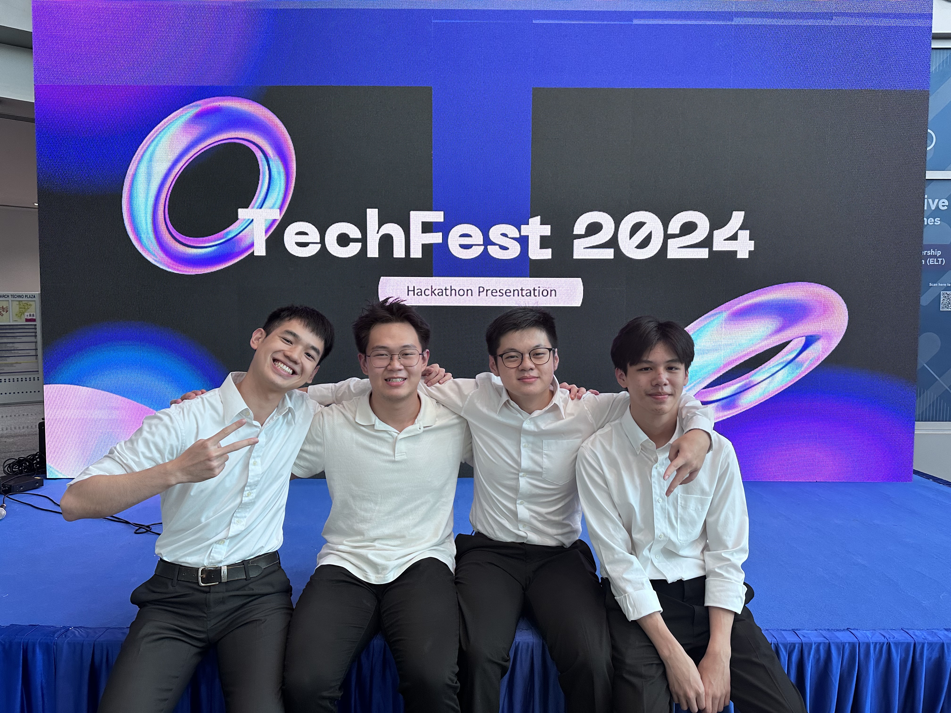 CCDS Students at CCDS TechFest 2024