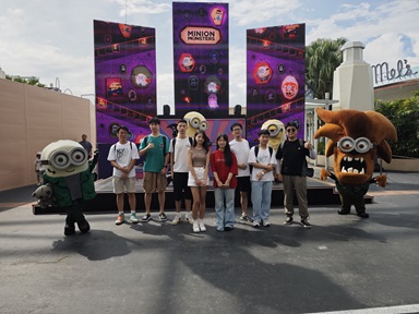 NTU EEE MSc Students at Universal Studio Singapore