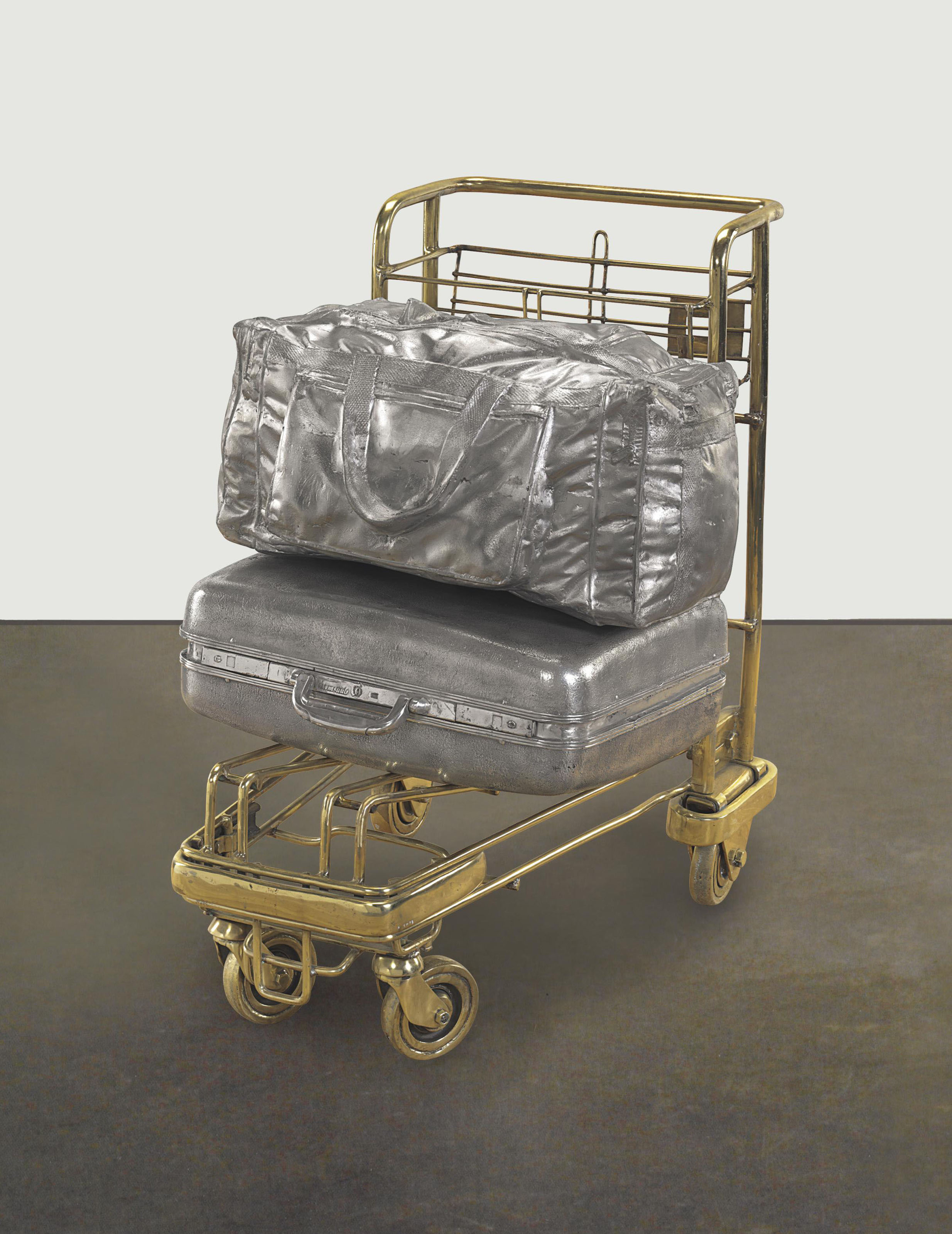 Subodh Gupta, Sat Samandar Par (Vehicle for the Seven Seas II). Cast aluminium and bronze, 2003.
