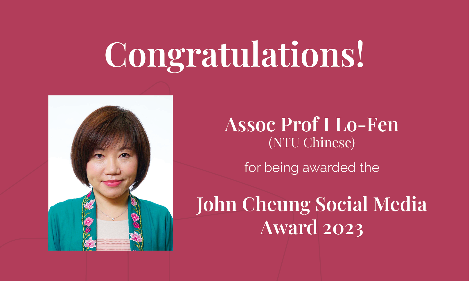 I Lo-fen_John Cheung Social Media Award 2023