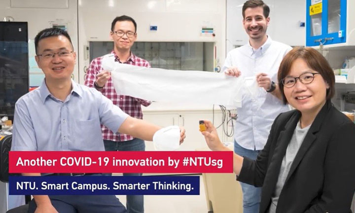 Nanotech antimicrobial mask blocks 99.9 per cent of germs and particles – Professor Lam Yeng Ming & Associate Professor Liu Zheng