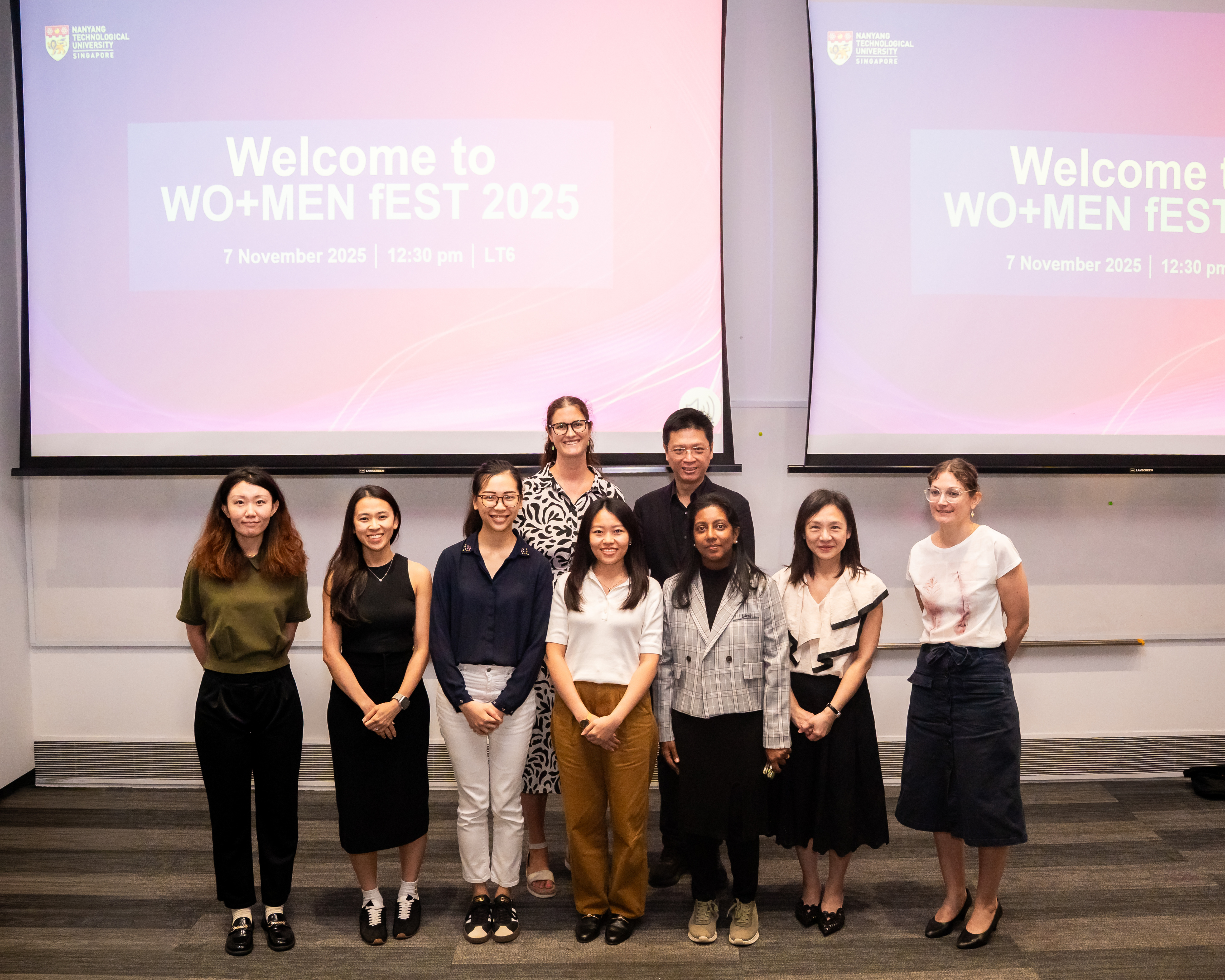Dr Maria Merin with other Women fest speakers