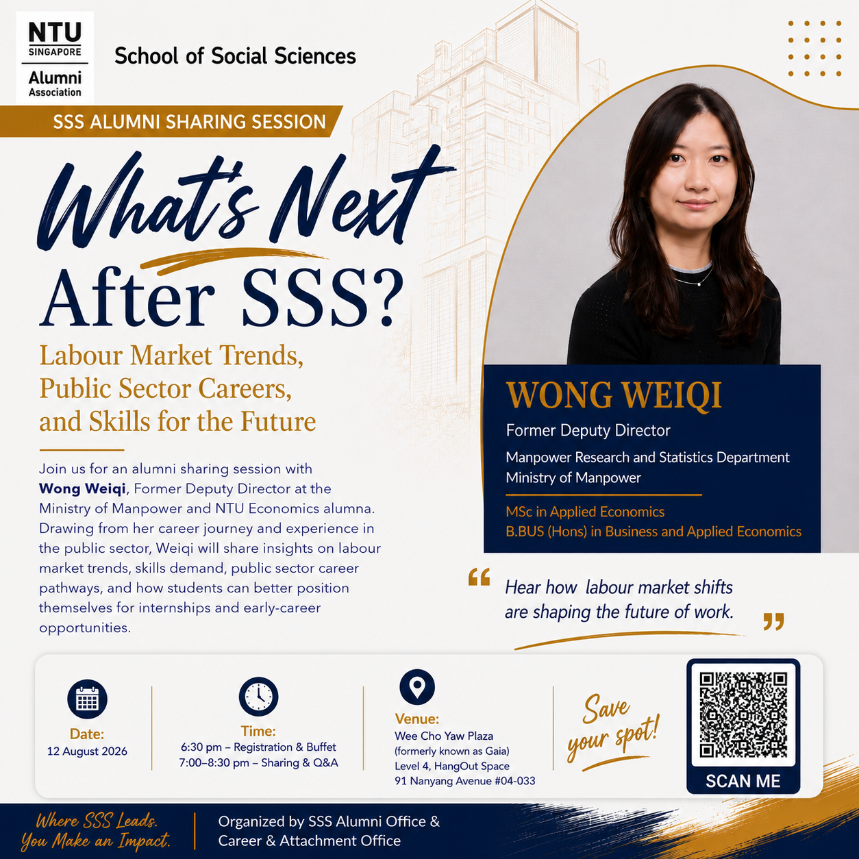 SSS Alumni Career Sharing Session _What’s Next After SSS